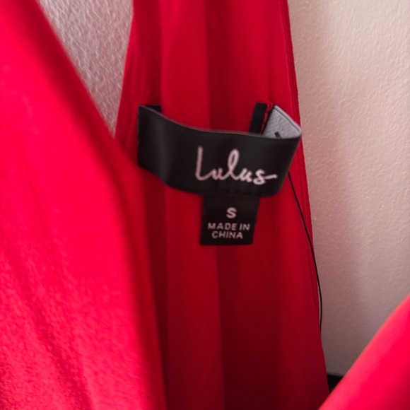 Lulus Amelia‎ Red Sleeveless Maxi Dress NWT sz S - Picture 9 of 11
